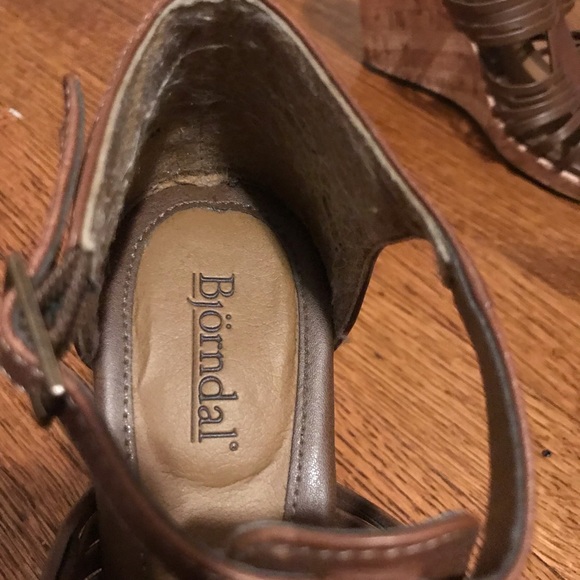 BJORNDAL cork heel wedges - Picture 2 of 7
